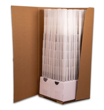 Load image into Gallery viewer, 109mm Black Tip Pre-Rolled Cones - Refined White - [800 Cones per Box]