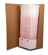 Load image into Gallery viewer, 109mm Pink Tip Pre-Rolled Cones - Refined White - [800 Cones per Box]