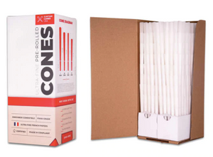 109mm Pre-Rolled Cones - Refined White [800 Cones per Box]