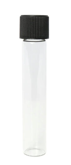 110mm Glass Pre-Roll Tubes with CR Cap - Child-Resistant - [400 tubes per case]