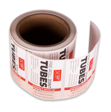 116mm Pre-Roll Tube Labels - Full Wrap (5,000 Labels)