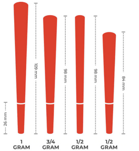 98mm Pre-Rolled Cones - 100% Organic Hemp Paper [800 Cones per Box]