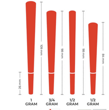 Load image into Gallery viewer, 98mm Pre-Rolled Cones - Refined White [800 Cones per Box]