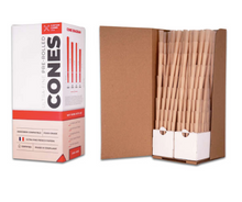 Load image into Gallery viewer, 98mm Pre-Rolled Cones - Unrefined Brown [800 Cones per Box]