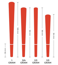 Load image into Gallery viewer, 98mm Reefer Pre-Rolled Cones - 100% Organic Hemp Paper [800 Cones per Box]