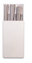 Load image into Gallery viewer, Slider Pre-Roll Box - White - Fits 98mm &amp; 84mm Cones - Fits up to 7 Pre-Rolls [180 per Case]